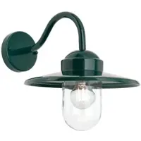 Orion Wandlamp buiten Edward, dimbaar, groen, Aluminium, Vintage, Wandlamp buiten