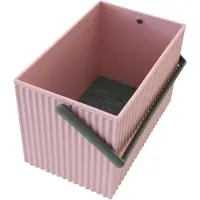Hachiman opbergbox Omnioffre M, kunststof, polyester, rosé, 228707