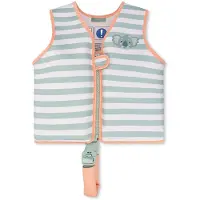 Swim Essentials - Zwemvest Kleuter 3-6 Jaar - Groen - Gestreept - Drijfvest