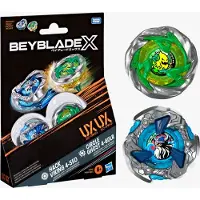 Beyblade X Circle Ghost 4-60LR UX en Hack Viking 4-55O UX Duopack-set