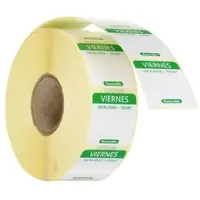 Hendi Voedselveiligheidsstickers, multifunctioneel, eenvoudig verwijderbaar , , Vrijdag, Groen, 1000 st., 25x25x(H)mm