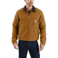 Carhartt Relaxed Fit Duck Blanket Lined Detroit Jacket | Maat: S