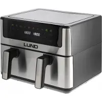LUND 2600 Watt 10 Liter XL Air Fryer / Heteluchtfriteuse (10 Programma's)