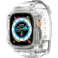 Spigen Rugged Armor Pro case voor de Apple Watch Ultra - 49 mm - Transparant