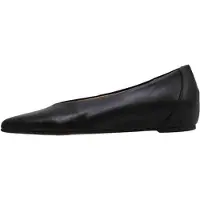 Wonders Dames Triana zwart leren ballerina's (38), Leer, Plat, 1 tot 3 cm, Geen, Casual A-3802_3465_5792