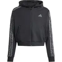 Adidas Sweatshirt 'SEASONALS ANIMAL FULL ZIP' grijs / grafiet / zwart