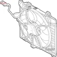 Denso DER21026 Koelventilator