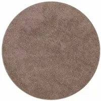 vidaXL Antislip Shaggy Tapijt Bruin 120 x 120 cm PP