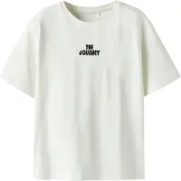 Name it KIDS T-shirt met backprint wit Jongens Katoen Ronde hals Backprint - maat 146/152