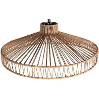 Anne Light & Home Lampenkap | Twine – Transparante Touw Kap Ø50 Crème/Beige