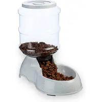 Buxibo Voerbak Hond/Kat - Transparante bak 3.5 Liter - Automatisch Bijvul Werking - 32x32x18CM