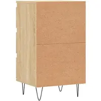 vidaXL Dressoir 40x35x70 cm bewerkt hout sonoma eikenkleurig