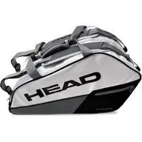 Head Core Ultimate Padel tas racketbag grijs-wit