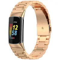 IMoshion Stalen bandje voor de Fitbit Charge 5 - Rosé Goud