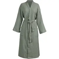 Vtwonen Gentle Embrace Bathrobe Badjas - Saliegroen - L/XL