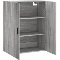 vidaXL Bovenkast 69,5x34x90 cm grijs sonoma eikenkleurig