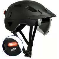 R2B Fietshelm voor Speed Pedelec & Snorfiets met Verlichting