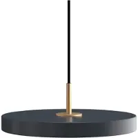 UMAGE Asteria Plus Hanglamp (Professionele Verlichting) Anthracite Grey | Brass | Mini