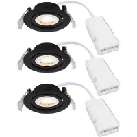 Nordlux Monolo LED Inbouwspot | 4.8W 3000K 450lm 830 | Dimbaar | Zwart