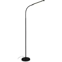 Briloner PIVAZ LED staande lamp, verstelbaar, met touchbediening, in verschillende stappen dimbaar, zwart, 21 x 126,5 cm