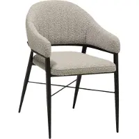MX Sofa Eetkamerstoel Roma - Bloq stof - Toffee - MxSofa