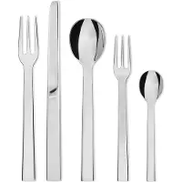 Alessi Bestekset Santiago Stainless Steel (5-Delig)