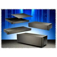 Hammond Electronics RM3U1918SBK Universele behuizing 457 x 422 x 133 Aluminium Zwart 1 stuk(s)