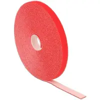 DeLOCK Klittenband rol 13mm / rood (10 meter)