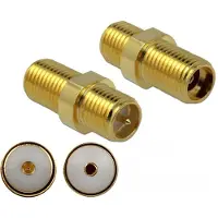 DeLOCK RP-SMA (v) - SMA (v) adapter - 50 Ohm / 3 GHz