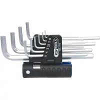 Ks Tools 920.2100 Inbus Haakse schroevendraaierset 1.5 mm, 2 mm, 2.5 mm, 3 mm, 4 mm, 5 mm, 6 mm, 7 mm, 8 mm, 10 mm 10-delig