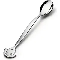 Alessi Theelepel ANNA G, 13 cm, zilver,