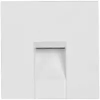 Brumberg Wall Kit68 verzet hoekig wit, wit / opaal, Hal, Aluminium, wandlamp