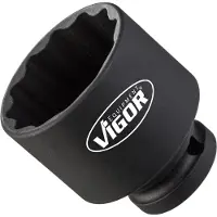 Vigor V4478 V4478 Buiten-dubbel-zeskantprofiel Slagadapter 36 mm 1/2 (12,5 mm)