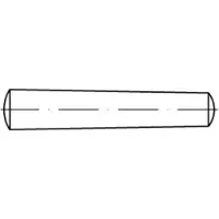 Toolcraft TO-5394090 Conische pen 8 mm Staal 50 stuk(s)