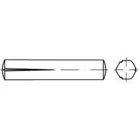 Toolcraft TO-5438565 Conische kerfpaspen 2 mm Staal 250 stuk(s)