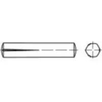 Toolcraft TO-5378895 Conische kerfpaspen 6 mm RVS A1 100 stuk(s)