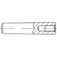 Toolcraft TO-9985041 Conische pen 20 mm RVS A2 5 stuk(s)