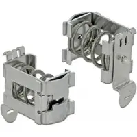 DeLOCK Shield Clamp for DIN Rail - Cable diameter 10 - 20 mm