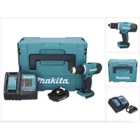Makita DDF 453 SY1J accuboormachine 18 V 42 Nm + 1x accu 1,5 Ah + oplader + Makpac