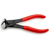 Knipex Voorsnijtang | 160 mm Lengte | Kunststof Bekleed | Zwart Geatramenteerd - 68 01 160 SB