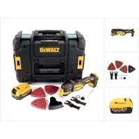 DeWalt Multifunctioneel elektrisch gereedschap, DCS 355 NT Accu Oscillator Multigereedschap 18 V Brushless + 1x accu 4.0 Ah + TSTAK + 29 stuks