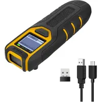 Inateck BCST-47 Barcodescanner, bluetooth, 1D, 2D QR codescanner, draadloos, 2,4 GHz, draagbare draadloze barcodescanner met scherm, handscanner met app en SDK