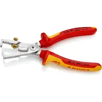 Knipex StriX striptangen met kabelschaar | Geïsoleerd | Meer-componentengrepen | VDE-getest - 13 66 180 SB