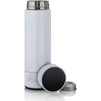 Extralink Smart Thermosbeker met Temperatuur Display Wit Digitale Thermosfles Dubbelwandig Warm Koud Drank Travel Mug