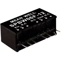MEAN WELL SPBW06G-15 DC/DC-convertermodule 400 mA 6 W Aantal uitgangen: 1 x Inhoud 1 stuk(s)
