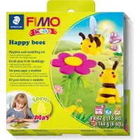 Fimo kids 8034 - ovenhardende boetseerklei - Form&Play set "Happy Bees"
