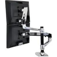 Ergotron Dubbele monitorarm LX - voor 2 LCD-monitoren of 1 monitor en 1 laptop