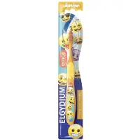 Elgydium Oral Care Junior Tandenborstel Emoji | Kinderen van 7 tot 12 Jaar | zacht 1 St Tandenborstel