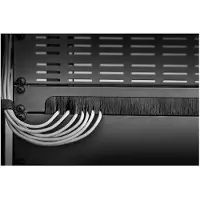 Renkforce RF-3429142 19 inch Afdekking met borstels voor patchkast 1 HE Zwart