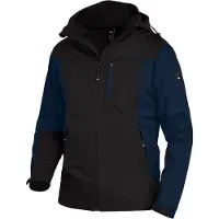 FHB Jannik Softshell-Jack Marineblauw-Zwart maat M heren